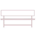 КФ Адель+ лавка 100х73х38