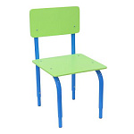 РК2.132 Стул детский на м/к регулируемый (каркас синий/лайм)