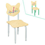 РК100 МУЗЫКА Стул детский на м/к регулируемый