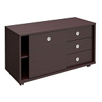 202-550 тумба выкатная 3 ящика без замка+дверь-купе из дсп (120.2х50х66)