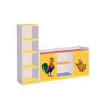 РК Стенка 2 с декорацией 22 1600х350х1060мм