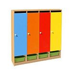 РК ШНД-4-К ШКАФ ДЕТСКИЙ (ЛДСП) С КОНТЕЙНЕРАМИ