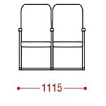 КФ Лондон М двухместная секция 111.5х100х68.5