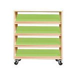 П/156 Тумба 11 Система хранения Лайм 650х450х1000