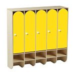 РК ШНД-48 ШКАФ ДЕТСКИЙ (ЛДСП+МДФ) 5 ЯЧЕЕК