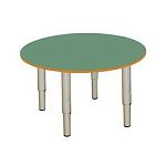 РК29 СТОЛ ДЕТСКИЙ МДФ РЕГУЛИРУЕМЫЙ (ДИАМ.700)