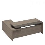 РС 128 Стол руководителя с брифинг-приставкой боковой правый (222x180x76)