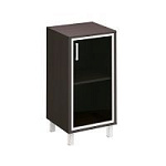 411-814 шкаф для документов правый, дверь в алюминиевой раме (47.7х45х93.9)