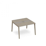 ТМ В2 153 Стол для переговоров с кабель-каналом WOOD 120x124x75 
