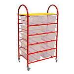 РК Стеллажная выдвижная система хранения 2 - 10 контейнеров