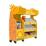 РК Стеллажная наклонная система хранения 25/16 с декорацией манго (серия Жираф)