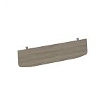 ТМ М 1453 Экран фигурный 220 ДСП кронштейны цвета "мокко" WOOD  155x35x1.8