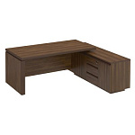 МК136-2  Стол руководителя на опорной тумбе (205х180х76)