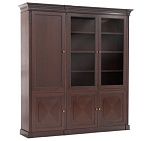 D106 503.510/601.602 Шкаф 2 двери + стекло 215,6x50xh234