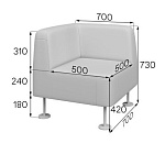 Смарт Модуль угловой (700*700*730)