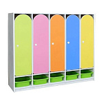 РК ШНД-43-К ШКАФ ДЕТСКИЙ (ЛДСП+МДФ) С КОНТЕЙНЕРАМИ