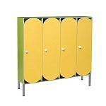 РК ШРР-23 ШКАФ ДЕТСКИЙ (ЛДСП и МДФ)  НА МЕТАЛЛОКАРКАСЕ С РЕШЕТКОЙ