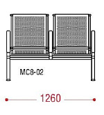 КФ AERO без МЭ двухместная секция 126х92х67 см
