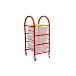 РК Стеллажная выдвижная система хранения 1 - 3 контейнера