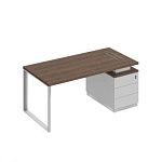 БР103 Bravo Стол руководителя на опорной тумбе (левый/правый) 180x90x75