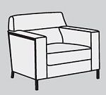 Эммаус Диван 1 950х880х800 Экокожа