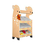РК Стеллажная наклонная система хранения 30/6 с декорацией светло-коричневая (серия Оленёнок)