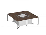 СП 117 Speech Cube Стол для переговоров 240 составной 240x240x75.6