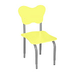 РК2 Стул детский на м/к регулируемый фигурный Лимонный