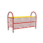 РК Стеллажная выдвижная система хранения 3 - 6 контейнеров