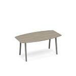 ТМ М1 142 Стол для переговоров фигурный METAL  180x100x75.6