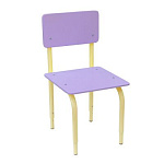 РК2.169 Стул детский на м/к регулируемый (каркас бежевый/ирис)
