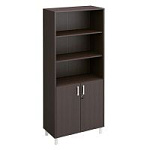 Born430-821-1 шкаф для документов, двери дсп с замком+ниши (90.2х45х207.4)(4 места)