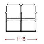 КФ Рим2 двухместная секция 111.5х89х66