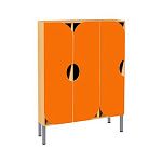 РК ШНМ-38 ШКАФ ДЕТСКИЙ (ЛДСП+МДФ) НА МЕТАЛЛИЧЕСКИХ НОЖКАХ