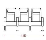 Сидней трехместная секция 183х101х71.5