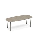 ТМ М1 144 Стол для переговоров фигурный METAL  220x100x75.6