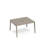 ТМ В2 154 Стол для переговоров с кабель-каналом WOOD 140x124x75