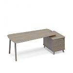 ТМ М1 120 Стoл руководителя (тип 3) опорная тумба малая 225.8x109.2x75.6 (ШхГхВ)