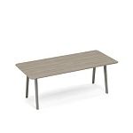 ТМ М1 152 Стол для переговоров прямоугольный  METAL  220x100x75.6