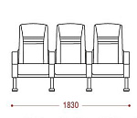 Сидней трехместная секция 183х101х71.5
