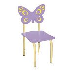 РК118 Стул детский на м/к регулируемый Бабочка ирис