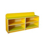 РК Тумба детская  для игрушек двойная  1400х350х700мм