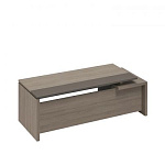 РС 111 Стол руководителя с тумбой подвесной 2-ящичной с замком левый (222x90x76) 