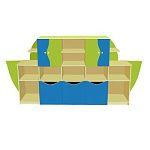 РКМ11-1  Стенка детская корабль 3000х350х1300мм