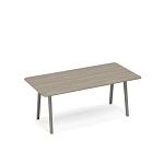 ТМ М1 151 Стол для переговоров прямоугольный  METAL  200x100x75.6