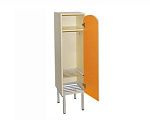 РК ШРР-1 ШКАФ ДЕТСКИЙ (ЛДСП и МДФ) НА МЕТАЛЛОКАРКАСЕ С РЕШЕТКОЙ