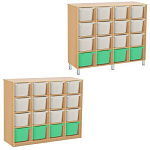 РК4/108 СТЕЛЛАЖНАЯ ВЫДВИЖНАЯ СИСТЕМА ХРАНЕНИЯ ПВХ