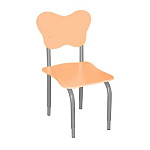 РК2 Стул детский на м/к регулируемый фигурный Персик