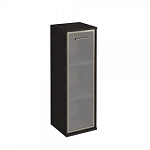 KSU2.4RL Шкаф средний узкий левый (1 средняя дверь стекло в раме) (400х430х2060)