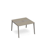 ТМ М1 153 Стол для переговоров с кабель-каналом METAL 120x124x75 